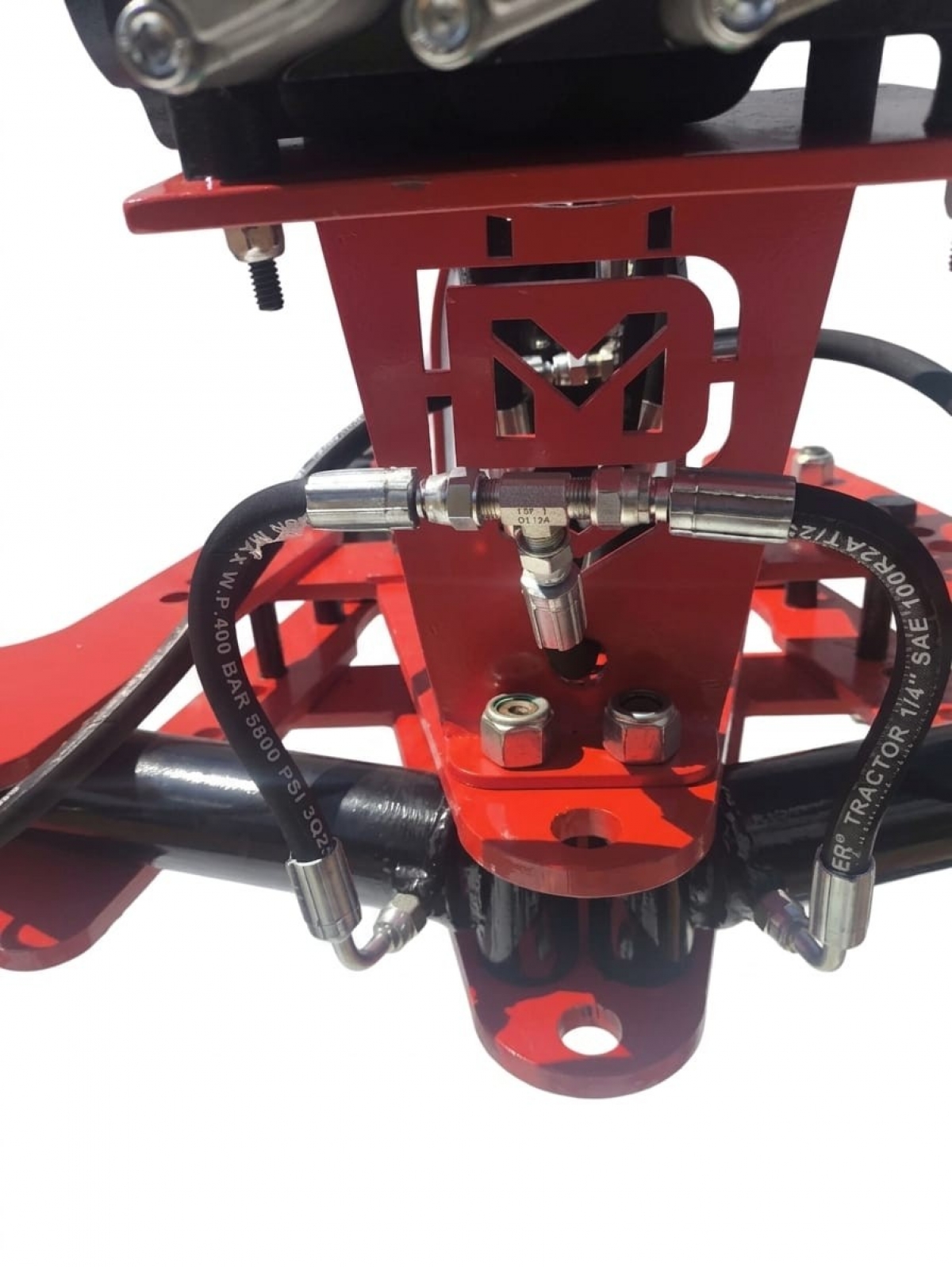 Chave morsa roto-hidráulica com giro pra tubo de de 1” até 6” c/ 01 motor hidráulico